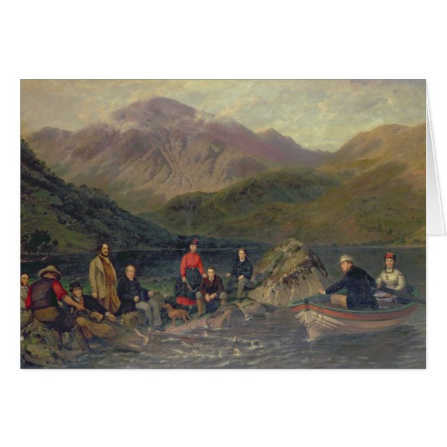 Fiske T7833 på Haweswater Hälsningskort (Framsidan Horizontal)