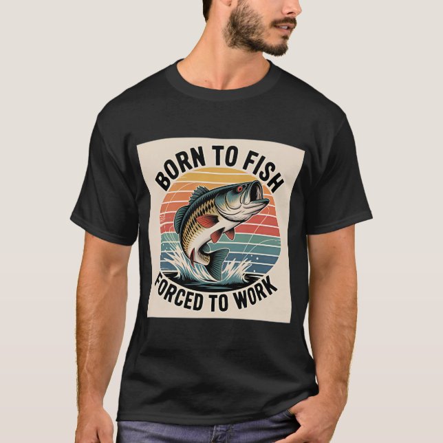 fiske t shirt (Framsida)
