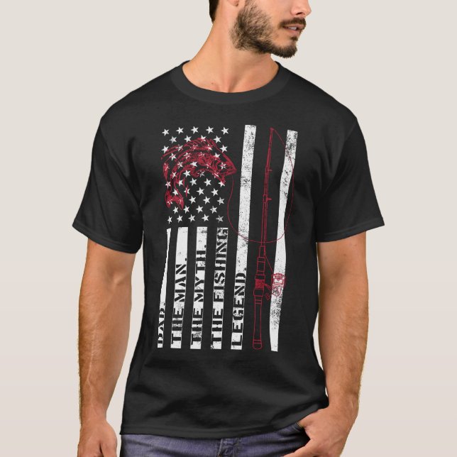 Fiske T-shirts med skjortor för fiskare från Pappa (Framsida)