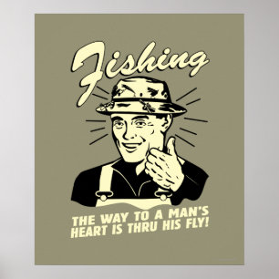 Fiske: Thru Hans Fly Poster