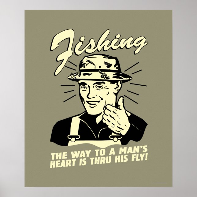 Fiske: Thru Hans Fly Poster (Framsidan)