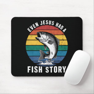Fiske Till och med Jesus hade fiskhistoria Bass Fi Musmatta