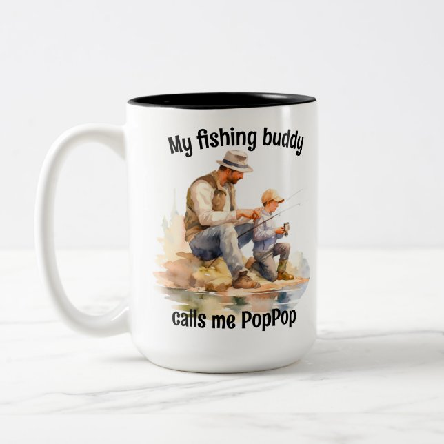 Fiske Två-Tonad Mugg (Vänster)