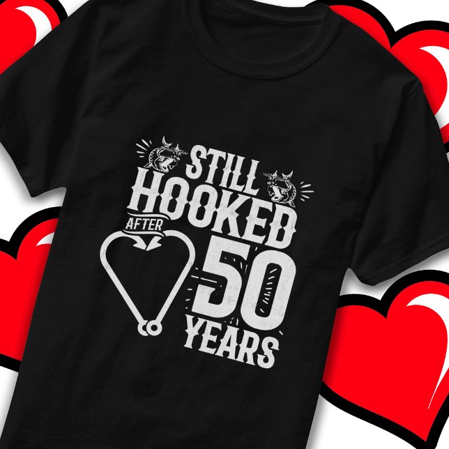 Fiske under 50 år, gift 50-årsjubileum t shirt (Skapare uppladdad)
