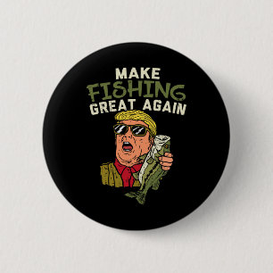 Fiske Underbar igen Trump Funny Fisherman Angler G Knapp