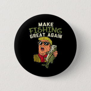 Fiske Underbar igen Trump Funny Fisherman Angler G Knapp