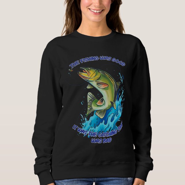 Fiske var Bra och fiske T Shirt (Framsida)