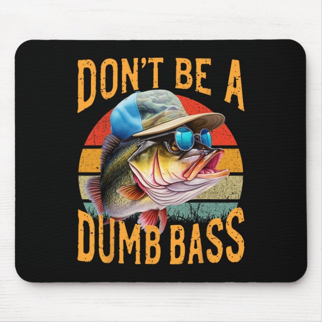 Fiske-var inte dum Byss Roligt  Musmatta (Framsidan)