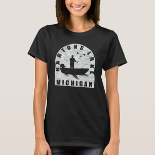 Fiske vid Bartons Lake Michigan T Shirt