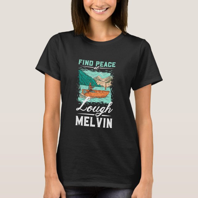 Fiske vid Lough Melvin T Shirt (Framsida)