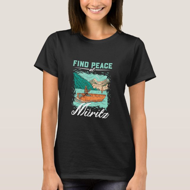 Fiske vid Müritz T Shirt (Framsida)