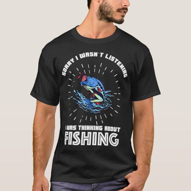Fiske vid solnedgång t shirt (Framsida)