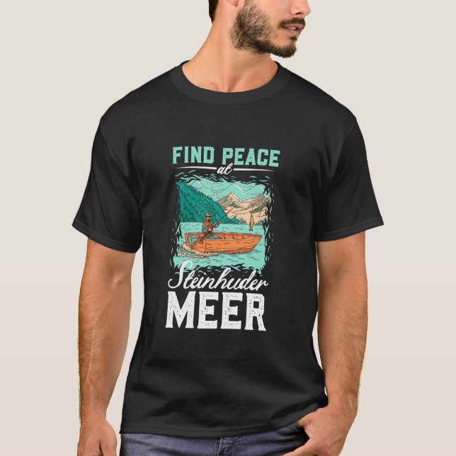 Fiske vid Steinhuder Meer T Shirt (Framsida)