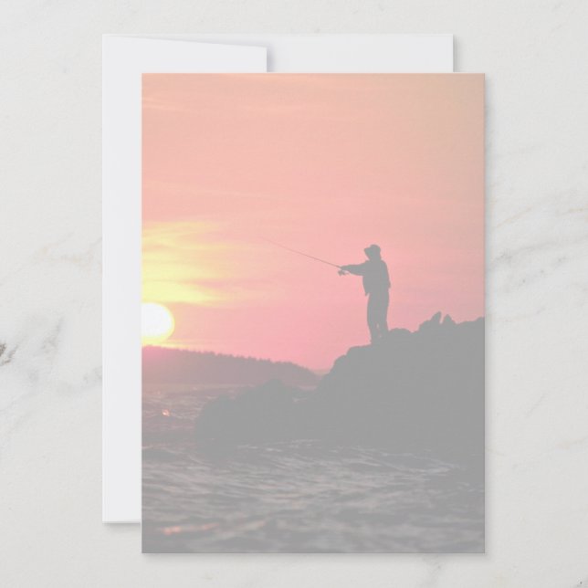 Fiske vid sunset, Hockamok Head, Svanar Island, Mo (Framsida)