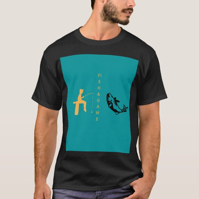 Fiske & Vilt T Shirt (Framsida)