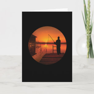 Fiske Vintage Fiskare Fiskares Vintage Kort