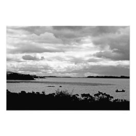 Fiskeanläggning i Skottland Fototryck