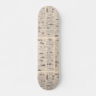 Fiskeavtal Reklamation Fisherman Art Mini Skateboard Bräda 18,5 Cm