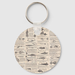 Fiskeavtal Reklamation Fisherman Art Nyckelring