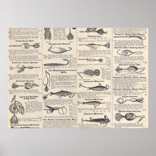 Fiskeavtal Reklamation Fisherman Art Poster (Framsidan)