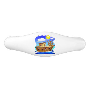 Fiskebåt Cartoon Handtag