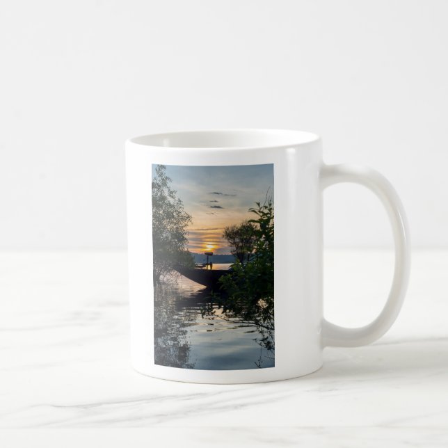 Fiskebåt Soluppgång Kaffemugg (Höger)