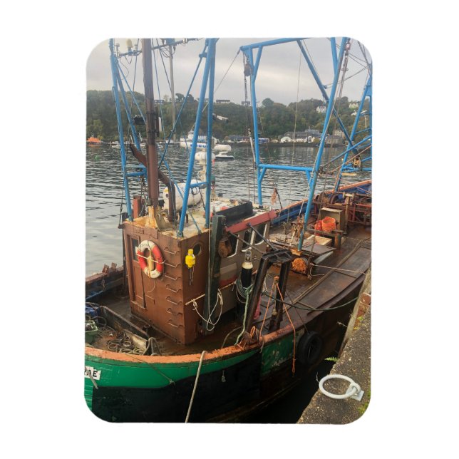 Fiskebåt, Tobermory, Isle of Mull, Skottland Magnet (Vertikal)