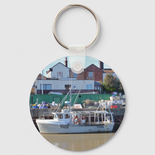 Fiskebåt YH 34 Nyckelring (Framsida)