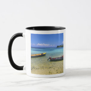 Fiskebåtar, Boston Beach, Port Antonio, Mugg