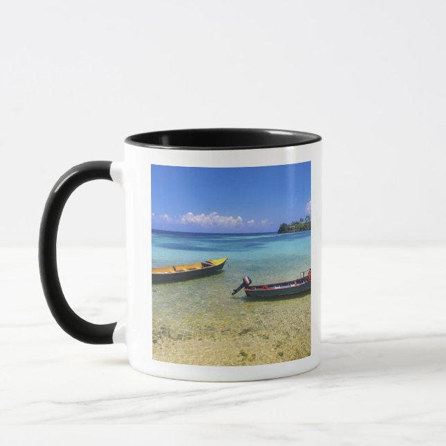 Fiskebåtar, Boston Beach, Port Antonio, Mugg (Vänster)