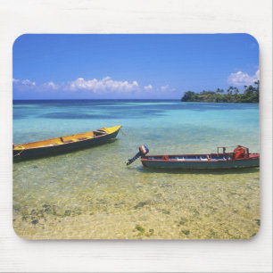 Fiskebåtar, Boston Beach, Port Antonio, Musmatta