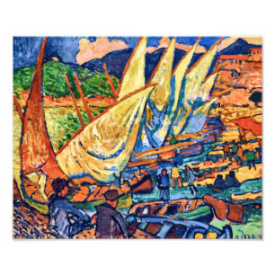 Fiskebåtar, Collioure   Andre Derain   Fototryck