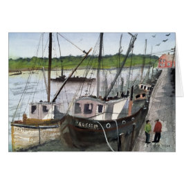 FISKEBÅTAR HÄLSNINGSKORT
