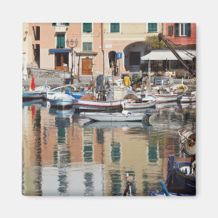 fiskebåtar i Camogli Magnet