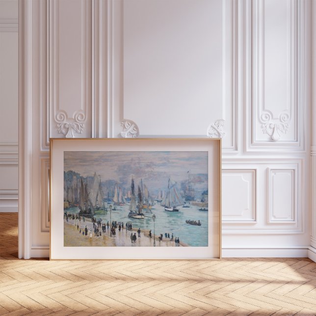 Fiskebåtar Lämnar Hamnen | Claude Monet Poster (Skapare uppladdad)