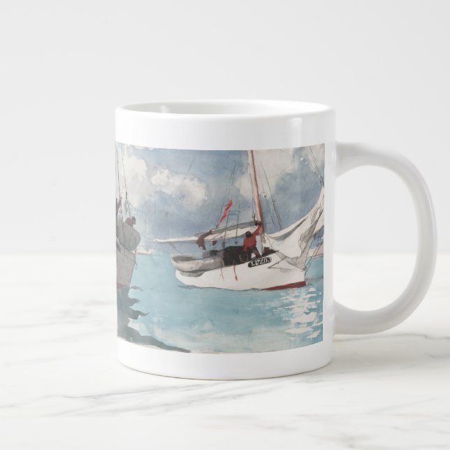 Fiskebåtar, Nyckel Väster Jumbo Mugg (Höger)
