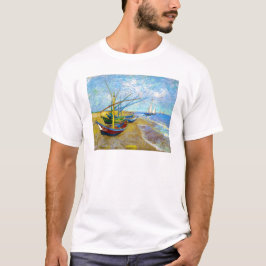 Fiskebåtar på stranden av Vincent Van Gogh Tröja