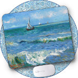Fiskebåtar/Sjölandskapet i Saintes-Maries-van Gogh Musmatta<br><div class="desc">En bild av Vincent van Goghs målning av "Fiskebåtar och Sjölandskap i Saintes-Maries" på en mussla. ► Anpassa genom att lägga till anpassningsbar,  en liten bild och/eller en logotyp. Gör en klassgåva till den klassiska konsten eller Vincent van Gogh fläkt.</div>