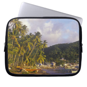 Fiskebåtar, Soufriere, St Lucia, Karibien Laptop Fodral