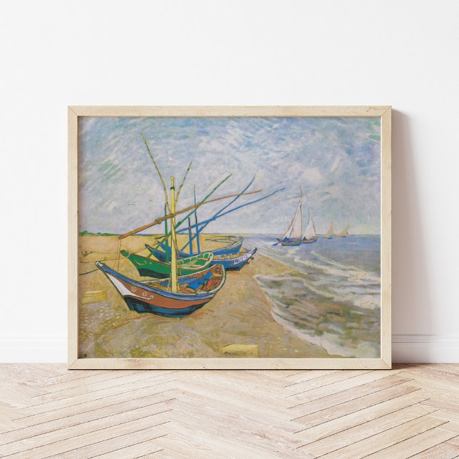 Fiskebåtar | Vincent Van Gogh Poster (Skapare uppladdad)