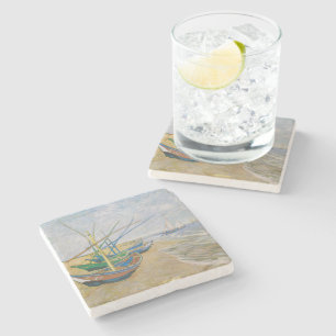 Fiskebåtar Vincent van Gogh Stenunderlägg
