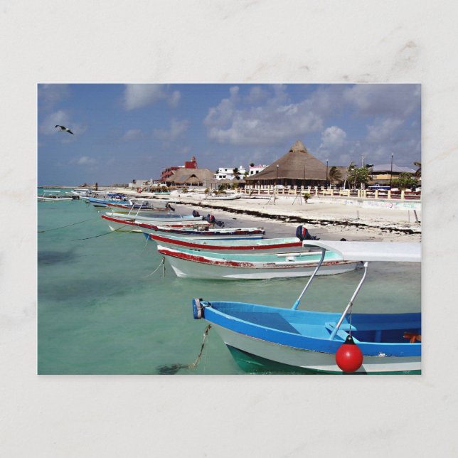 Fiskebåtar vykort (Framsida)