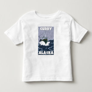 Fiskebåtplats - curry, Alaska Tee