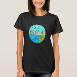 Fiskebåtskampanj Min Lycklig Ställe Sjö Lure T Shirt