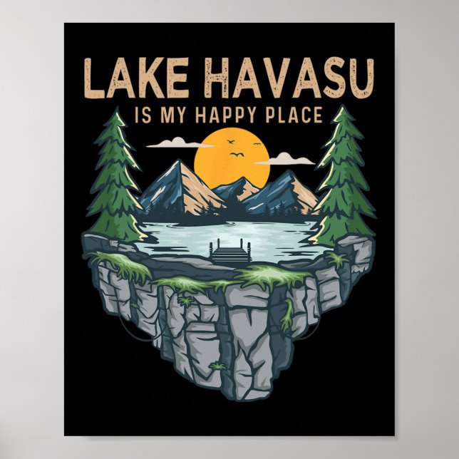 Fiskebåtskampanj - Mitt Lycklig Ställe Sjö Hava Poster (Framsidan)