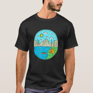 Fiskebåtskampanj Mitt Lycklig Ställe Sjö Mcdo T Shirt