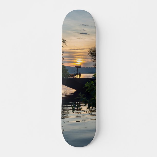Fiskebåtssoluppgång Mini Skateboard Bräda 18,5 Cm (Framsida)
