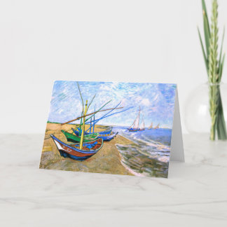 FiskebåtstrandSaintes-Maries Van Gogh bra Kort