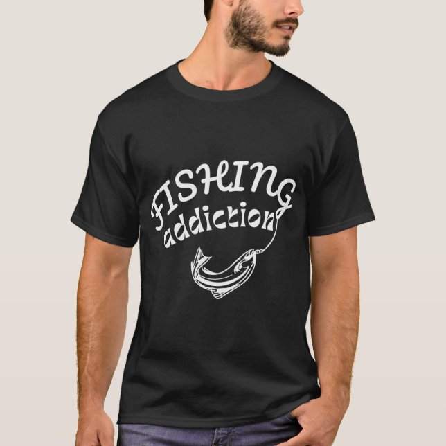 Fiskeberoende T Shirt (Framsida)