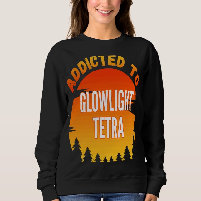 Fiskebläckstråle Tetra Beroende till Glowlight Te T Shirt (Framsida)
